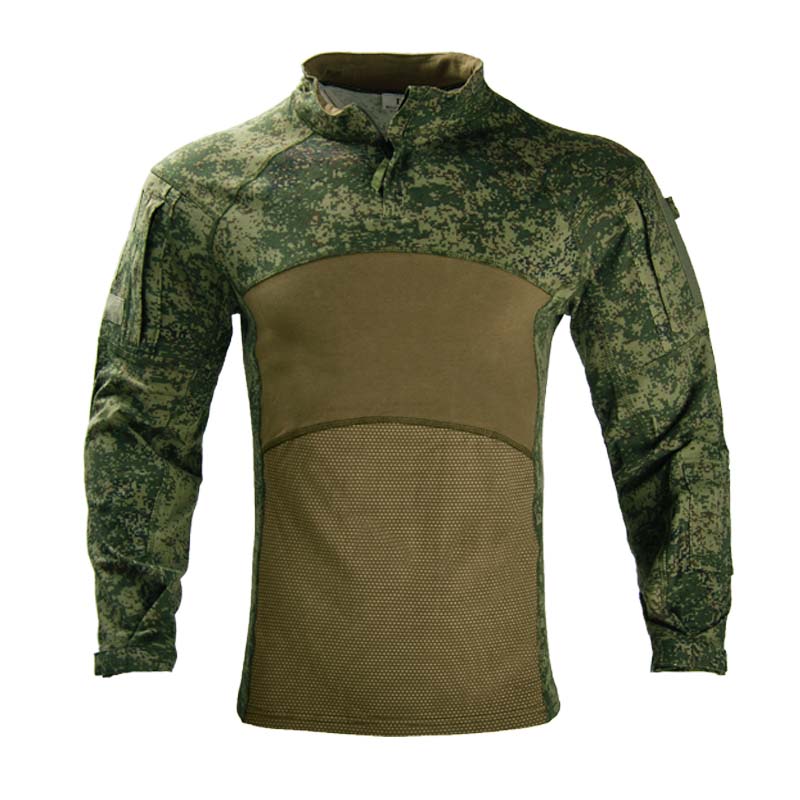 Hunting Outdoor Shirts - Breathable Camo Tactical Frog Shirt Men