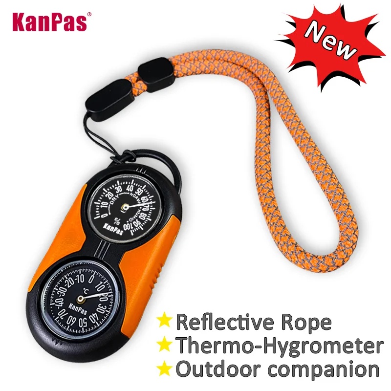 Hunting Outdoor Thermometer - KANPAS Thermometer Compass Kit /Quality Thermohygrometer