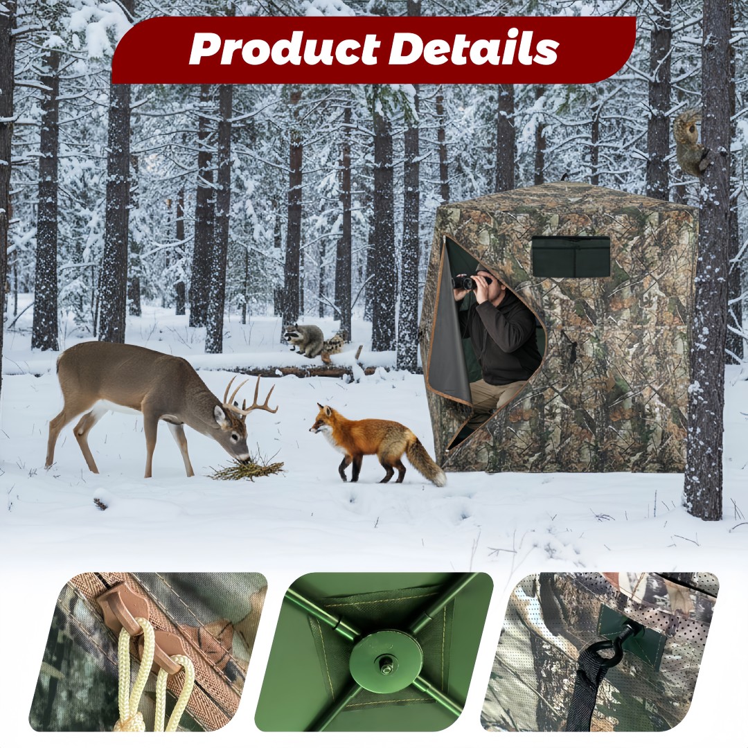 Outdoor Hunting Blinds - Camouflage Pop-Up Hunting Blind Easy Setup