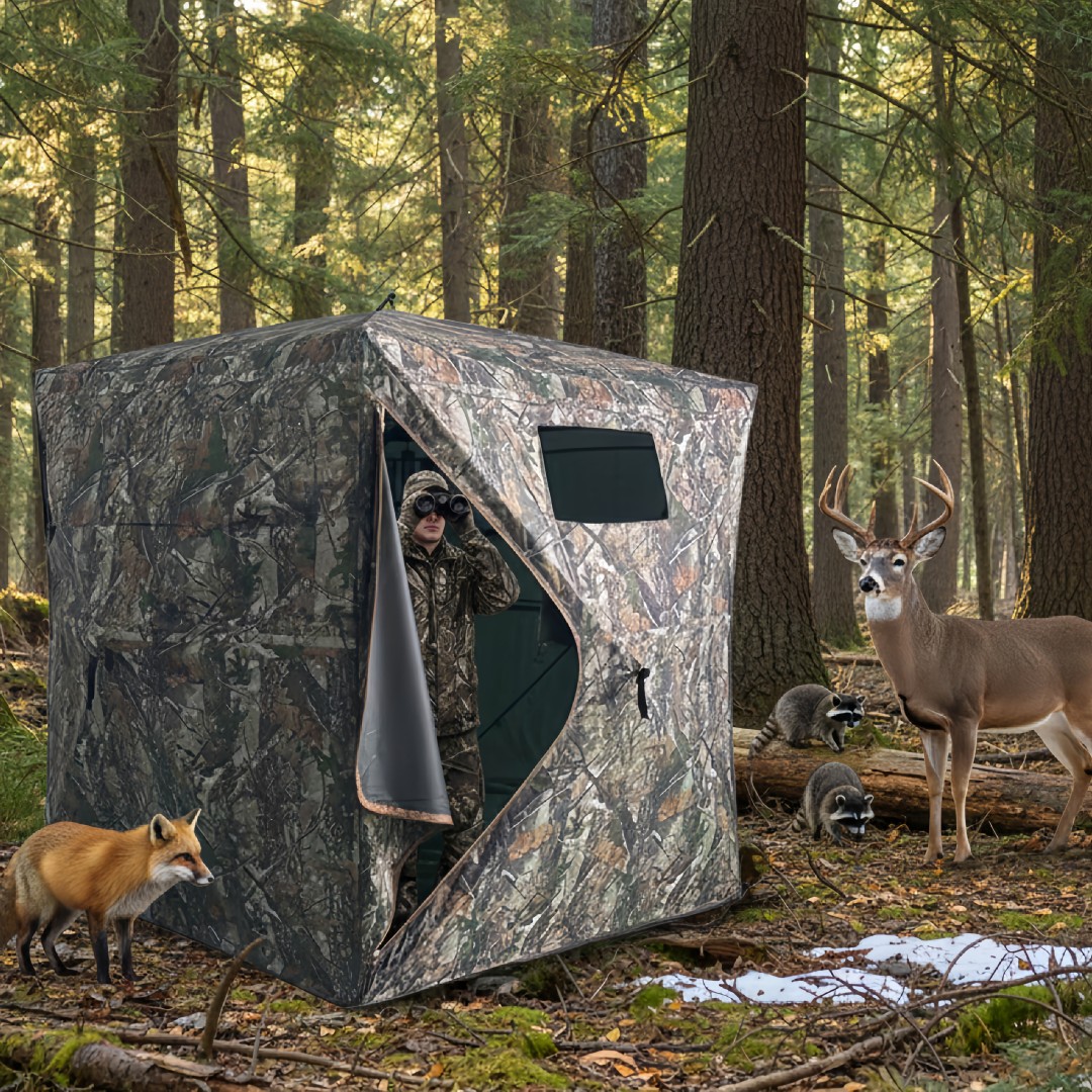 Hunting & Outdoor Supplies Vanderbijlpark Photos - Camouflage Pop-Up Hunting Blind Easy Setup