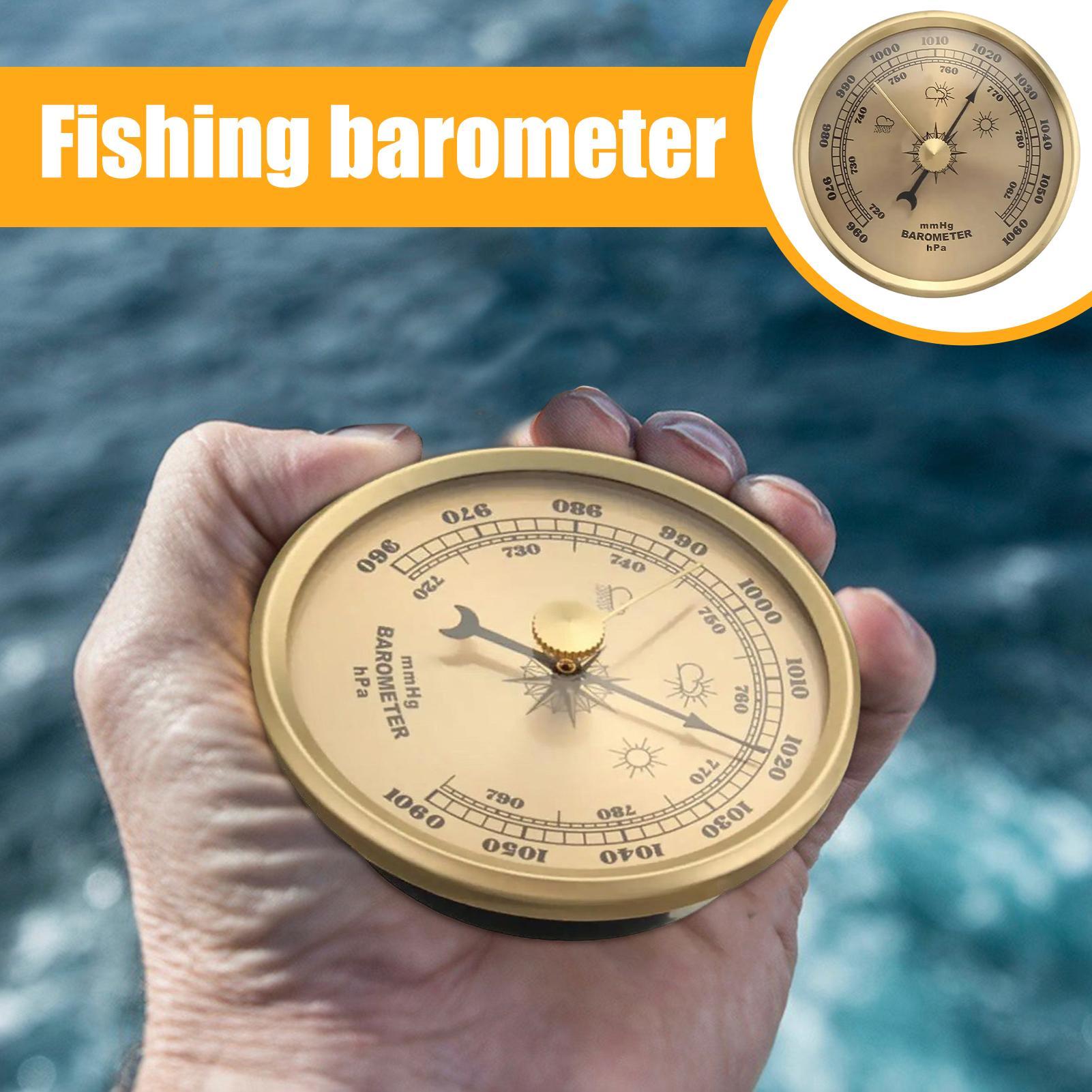 Hunting Outdoor Thermometer - Fishing Barometer Automatic Pressure Gauge Portable
