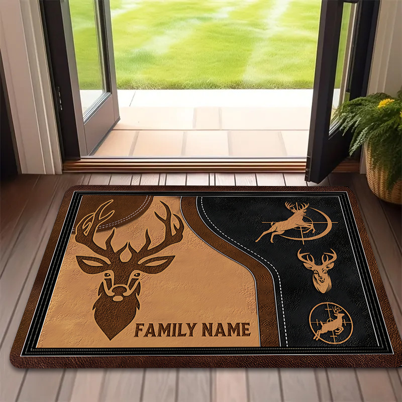 VIKAMA  Elk Skull Totem Huntin - Hunting Outdoor Rug review and price