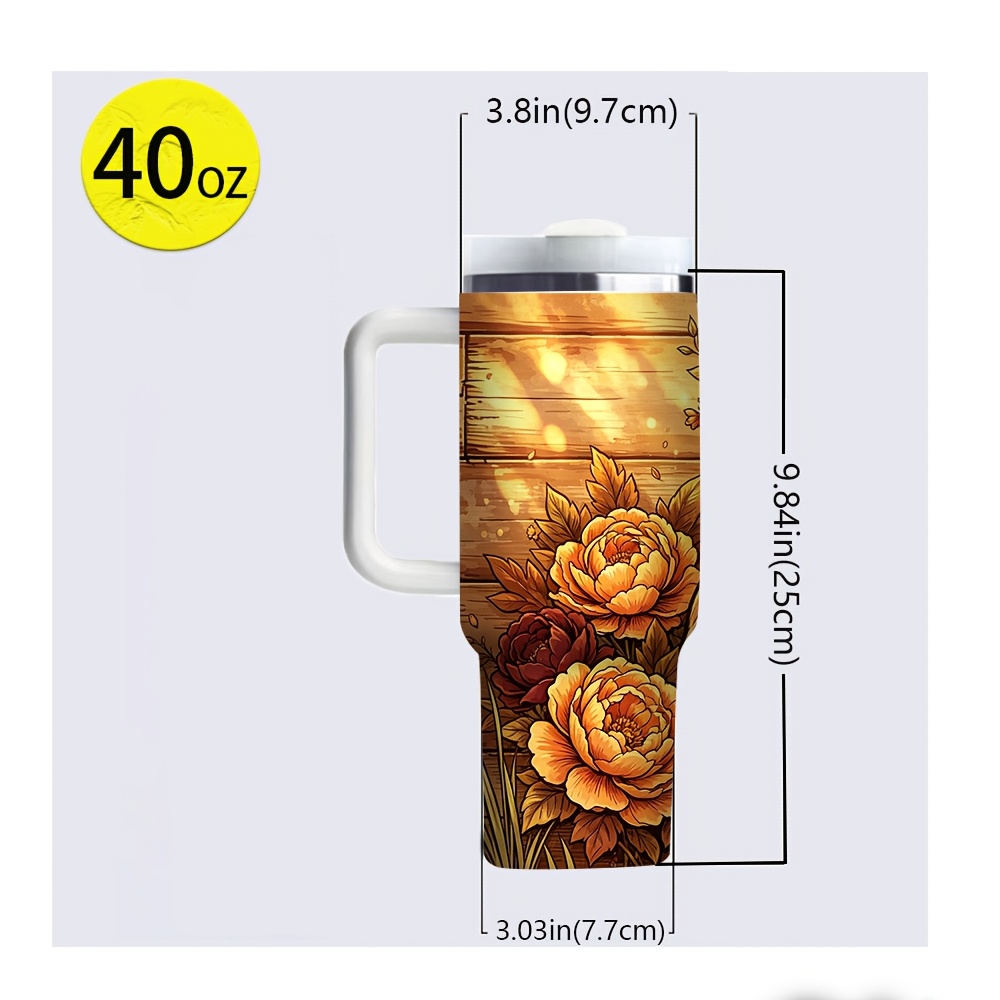 40Oz Tumbler with Handle, Beau - Hunting Outdoor Background review and price