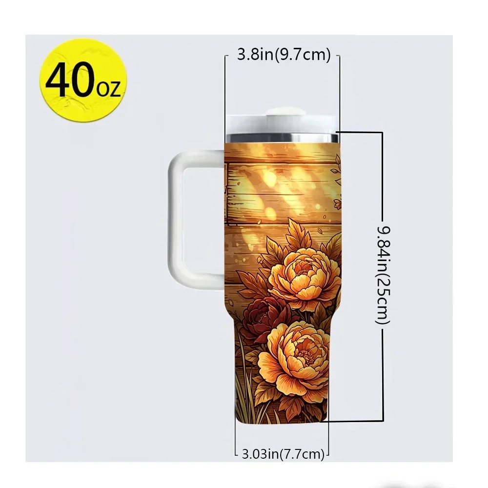 40Oz Tumbler with Handle, Beau - Hunting Outdoor Background review and price