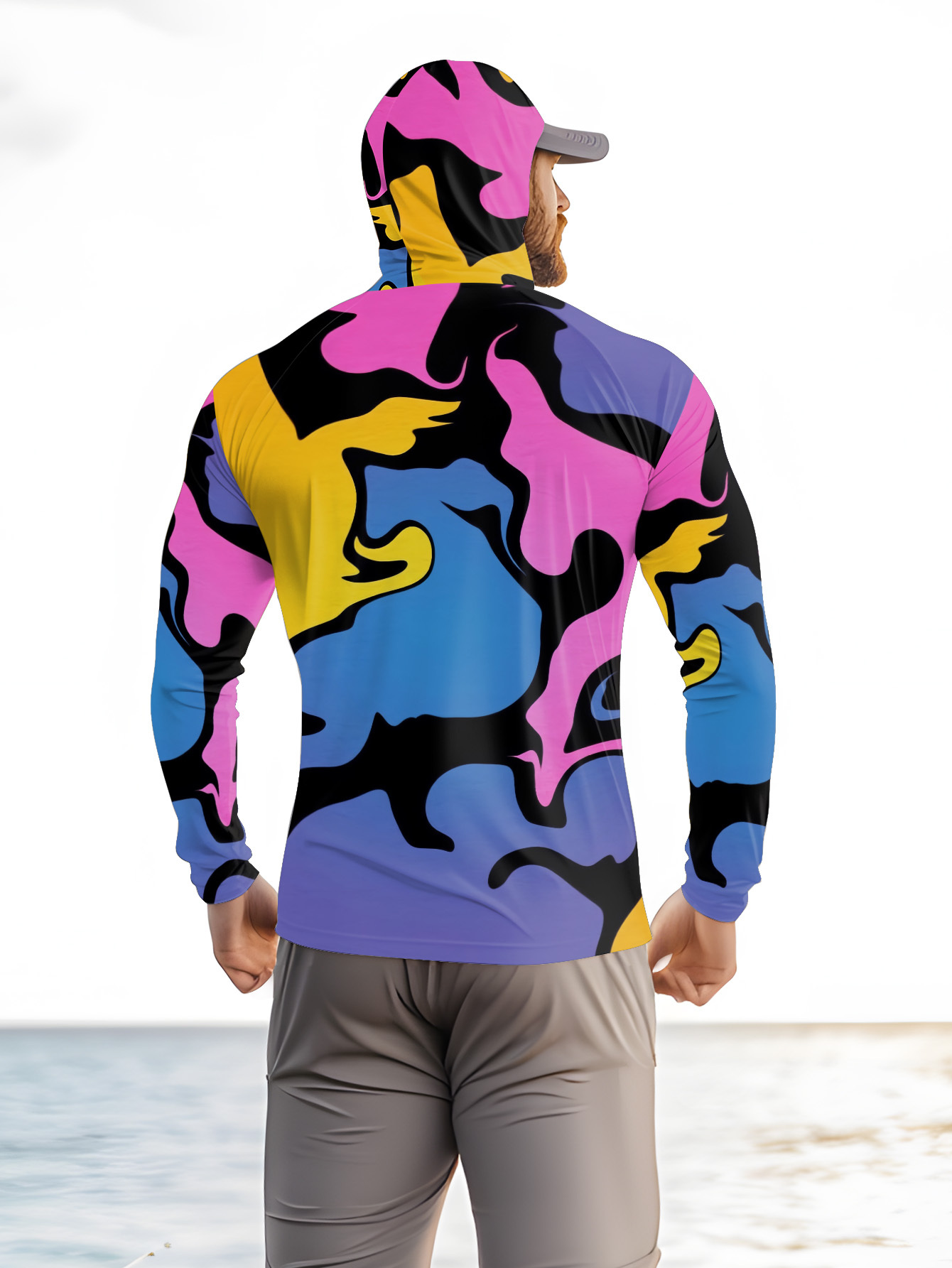 Fishing hooded sweatshirt men' - Hunting Outdoor Shirts review and price