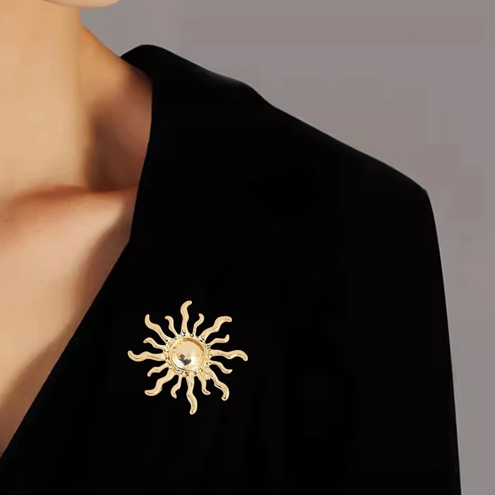 Sunburst Flower Alloy Brooch R - Hunting Outdoor Rug review and price
