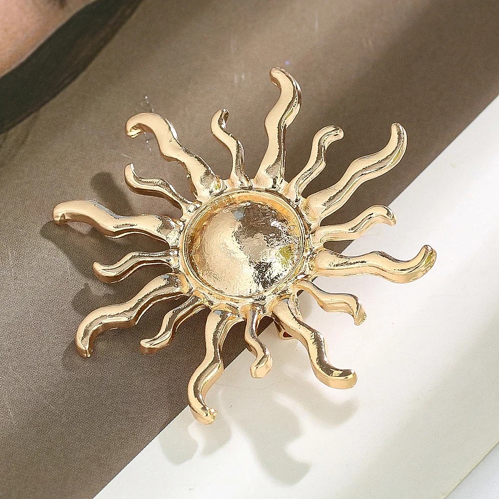 Sunburst Flower Alloy Brooch R - Hunting Outdoor Rug review and price