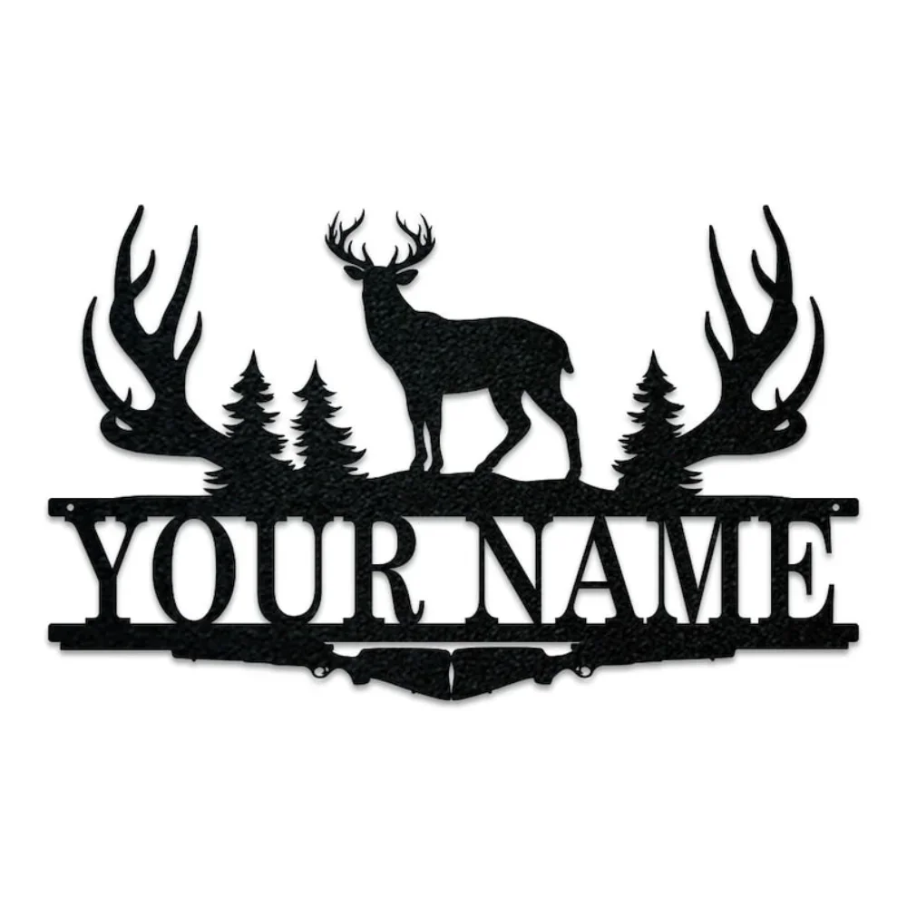 Buck Antler Split Monogram Sig - Outdoor Hunting Names review and price