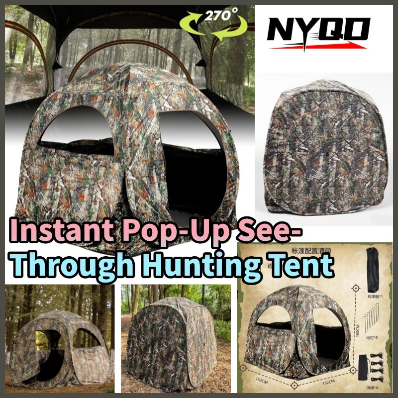 Pop Up Camping Tent Forest Hid - Hunting And Camping In Forest review and price
