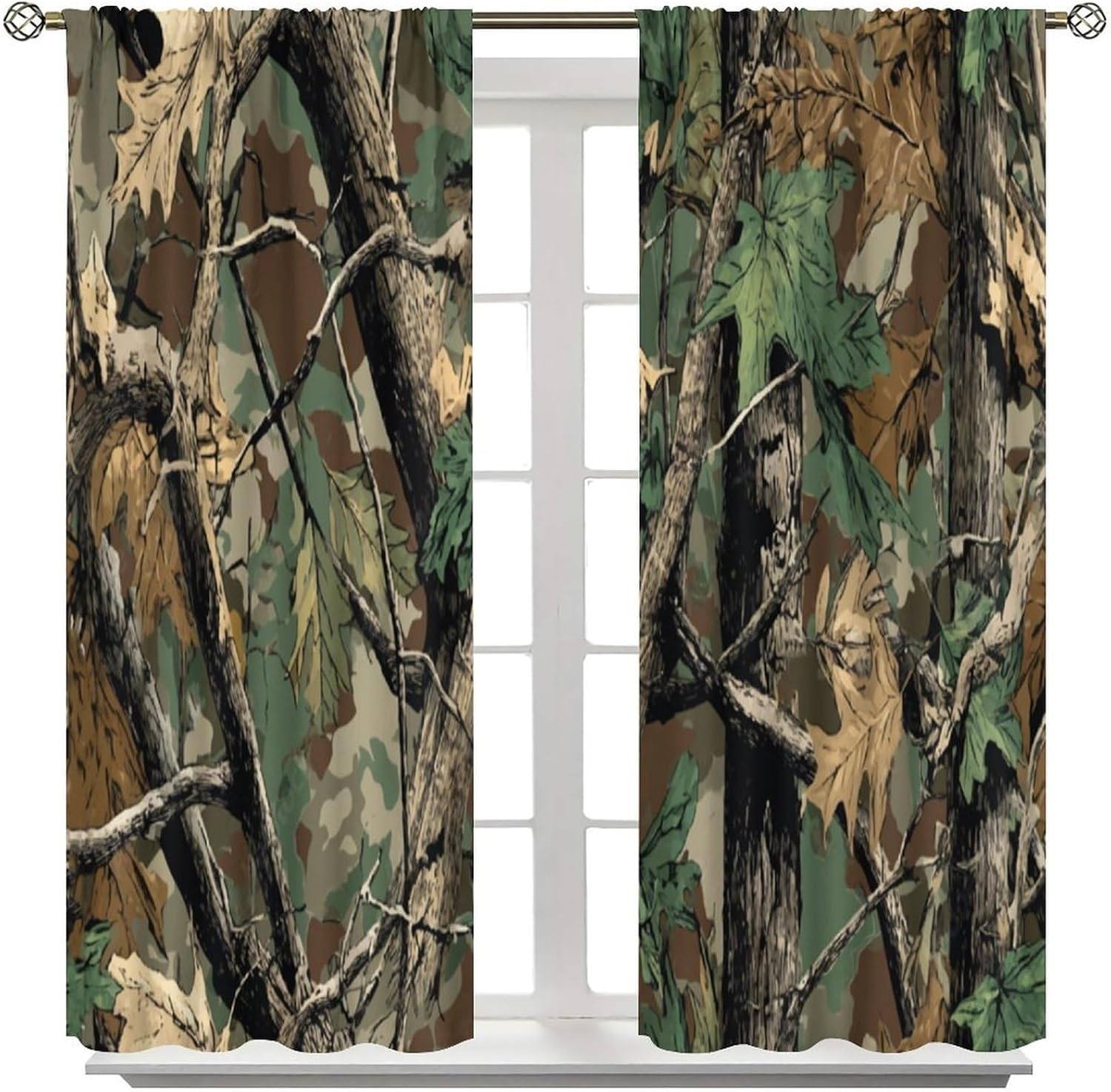 Forest Camouflage Curtains, Fo - Hunting And Camping In Forest review and price