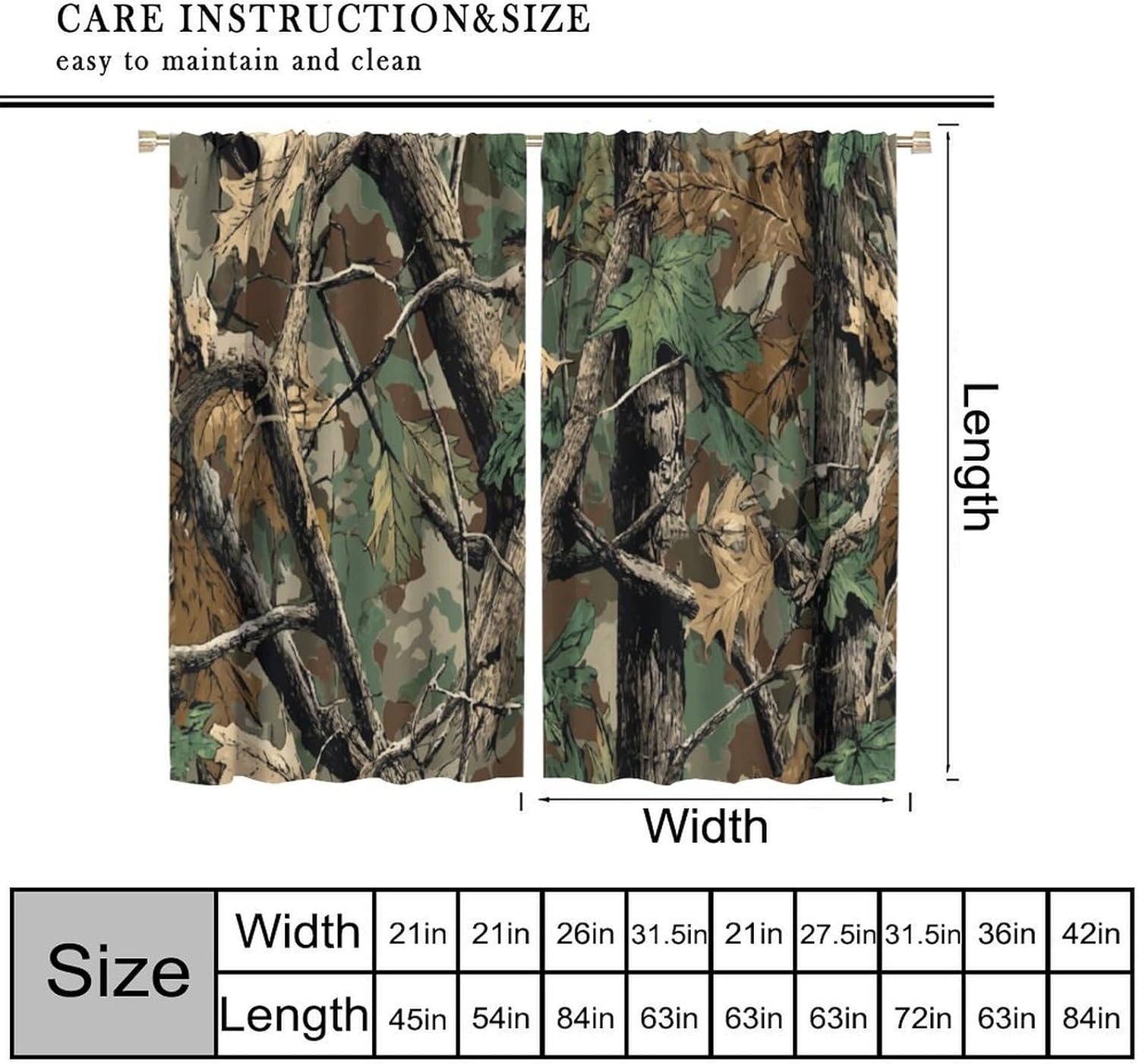 Forest Camouflage Curtains, Fo - Hunting And Camping In Forest review and price