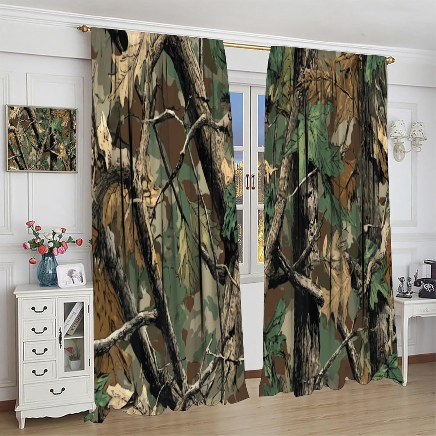 Forest Camouflage Curtains, Fo - Hunting And Camping In Forest review and price
