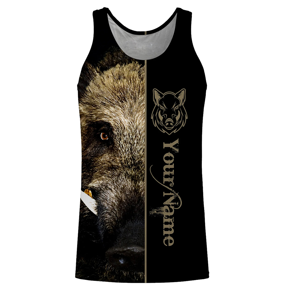 Custom Name Boar Hunter Tank T - Outdoor Hunting Names review and price