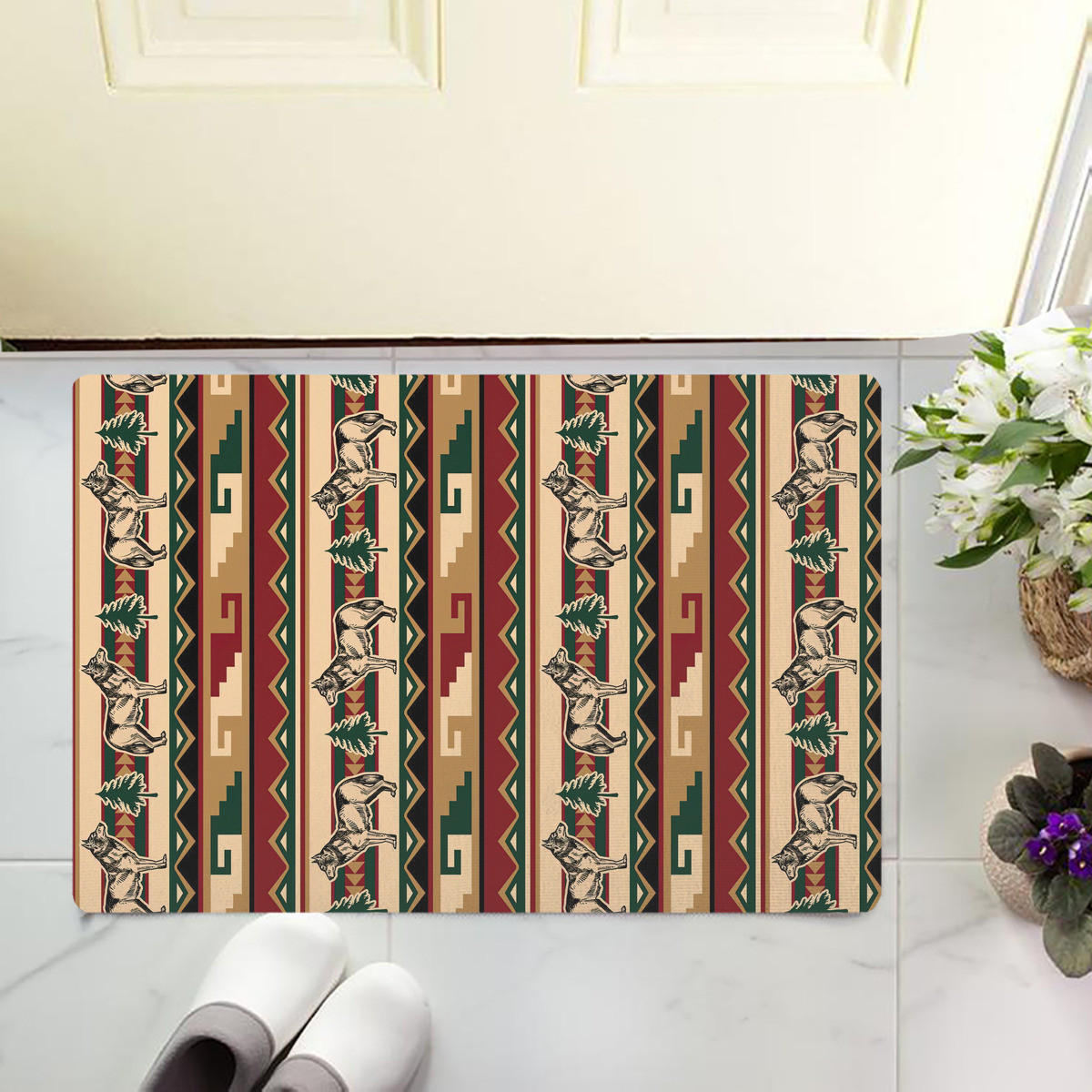 Hunting Deer Royal Vintige Fla - Hunting Outdoor Rug review and price