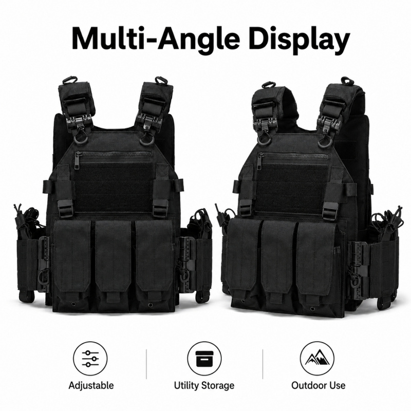 Tactical Vest Polyester Carrie - Outdoor Hunting Magazines review and price