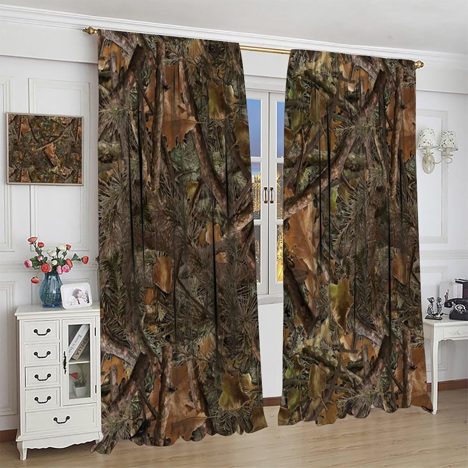 Camouflage Forest Blackout Cur - Hunting And Camping In Forest review and price