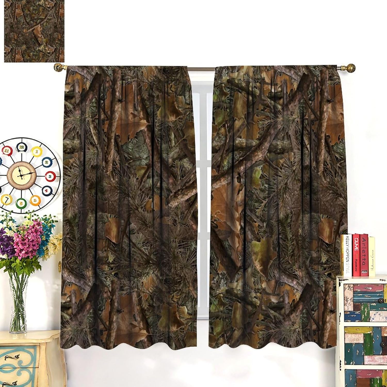 Camouflage Forest Blackout Cur - Hunting And Camping In Forest review and price