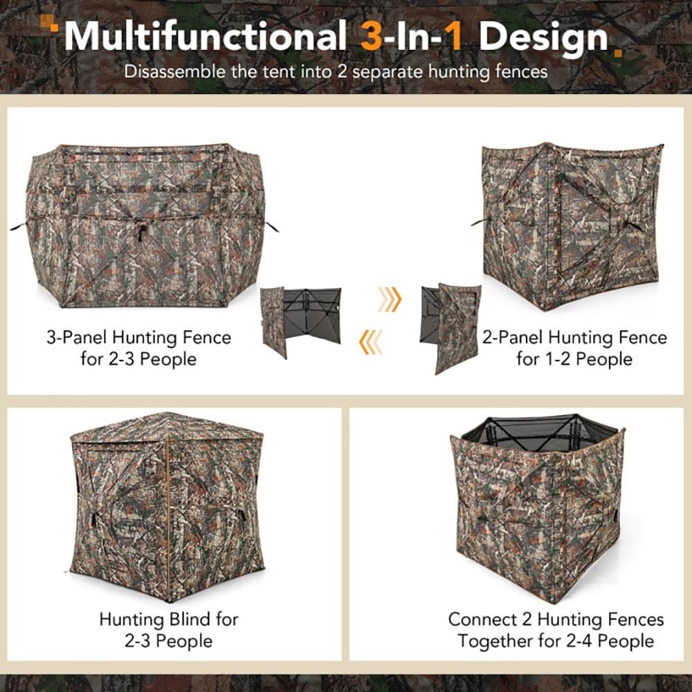 5-in-1 Detachable Hunting Blin - Outdoor Hunting Blinds review and price