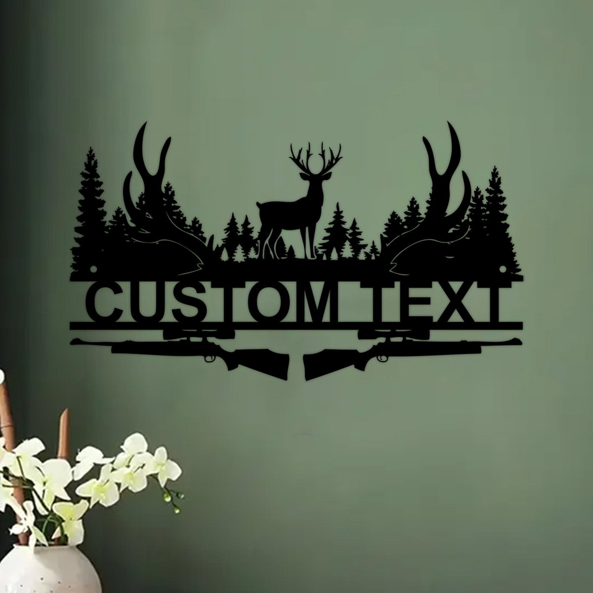 Custom Deer Cabin Metal Sign,  - Outdoor Hunting Names review and price