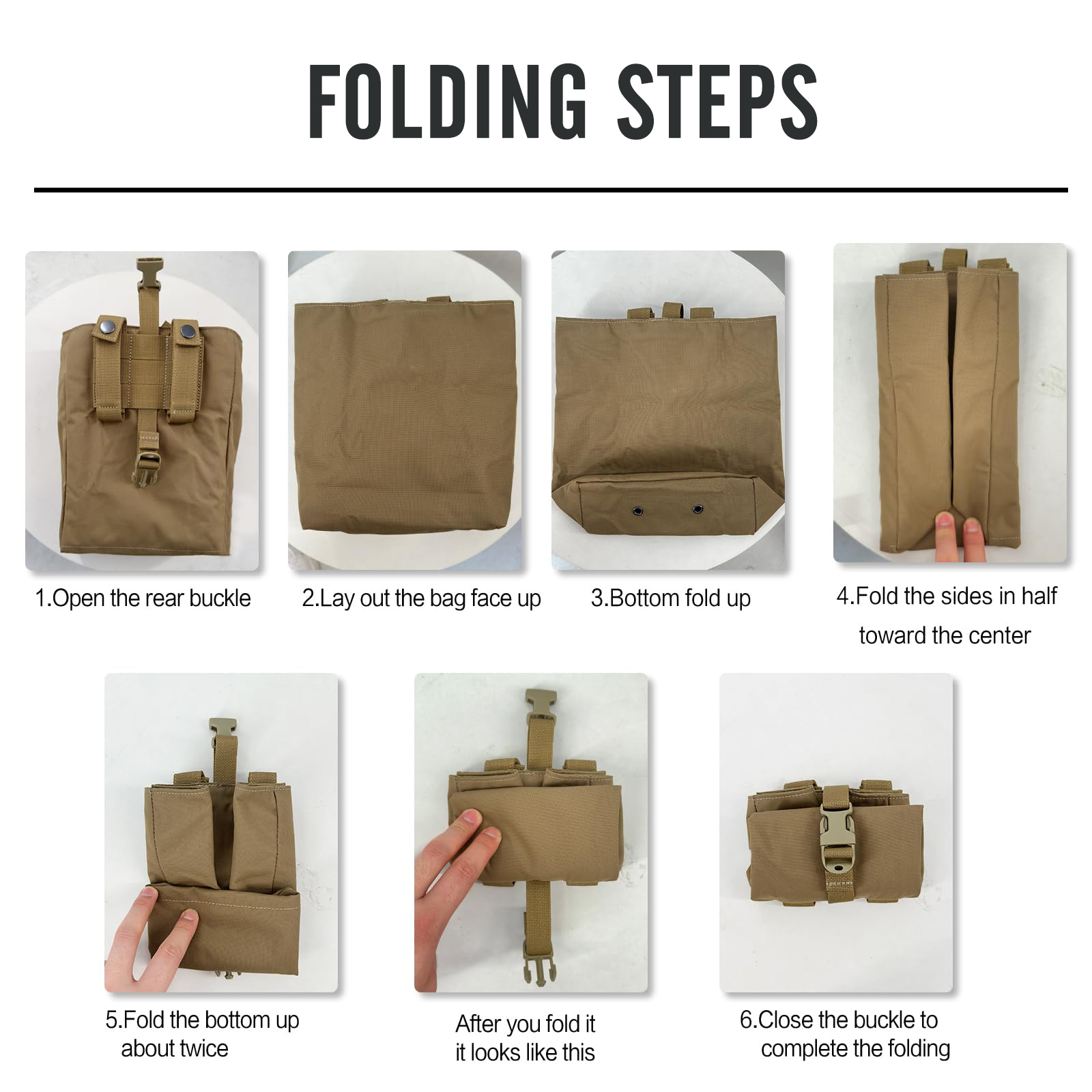 New Molle Folding Dump Drop Ma - Outdoor Hunting Magazines review and price