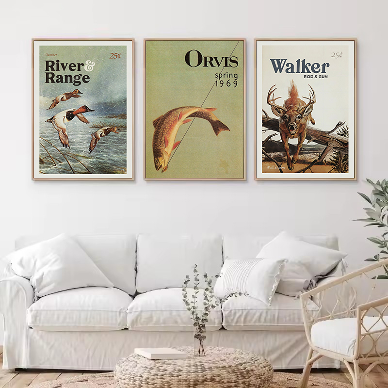 Retro Wildlife Outdoor Hunting - Outdoor Hunting Paintings review and price