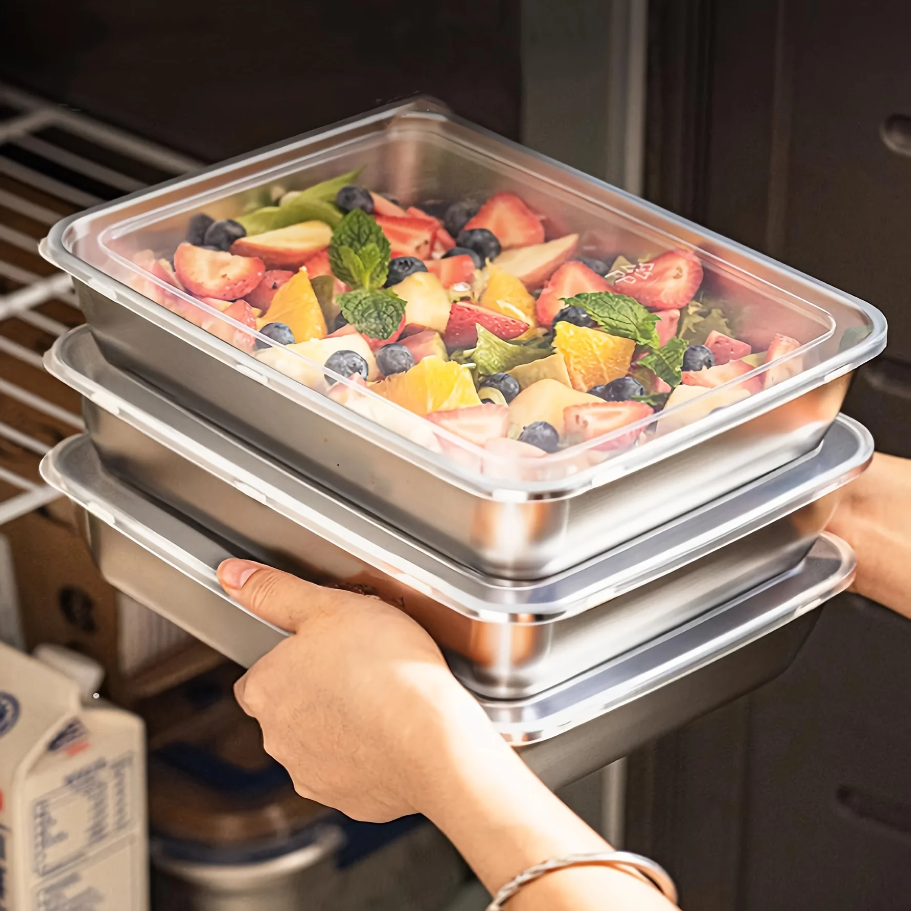 3pcs Stainless Steel Food Cont - Outdoor Hunting Kitchen review and price