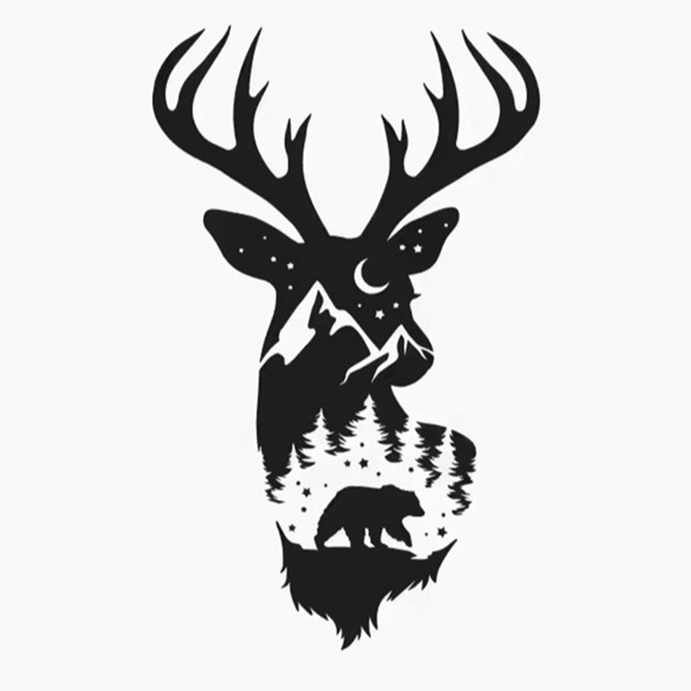 Deer Head Bear Mountain Forest - Hunting And Camping In Forest review and price