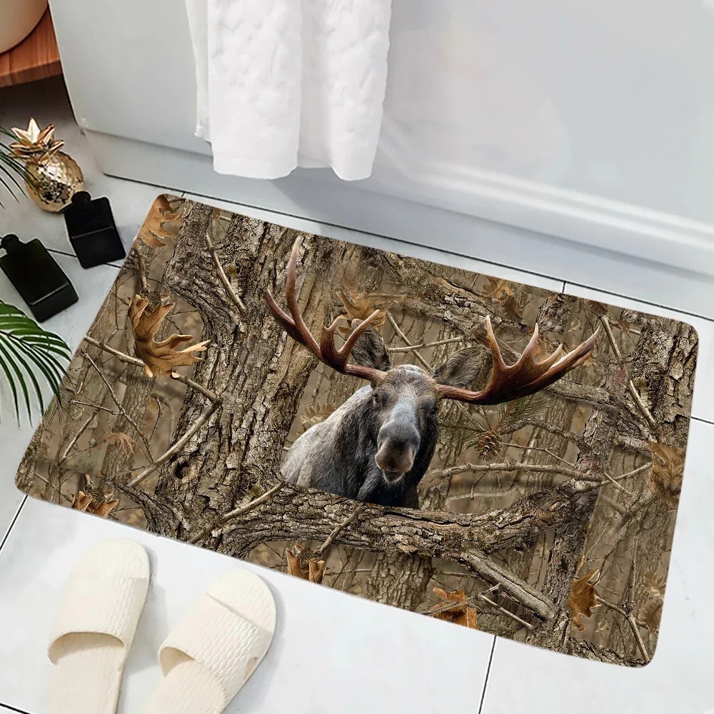 Camouflage Forest Boar Print D - Hunting Outdoor Rug review and price
