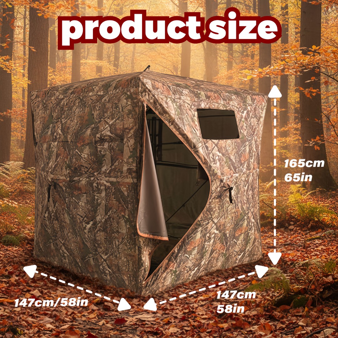 Camouflage Pop-Up Hunting Blin - Outdoor Hunting Blinds review and price