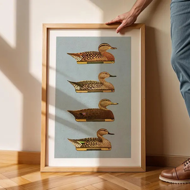 Retro Duck Prints Outdoors Art - Outdoor Hunting Paintings review and price