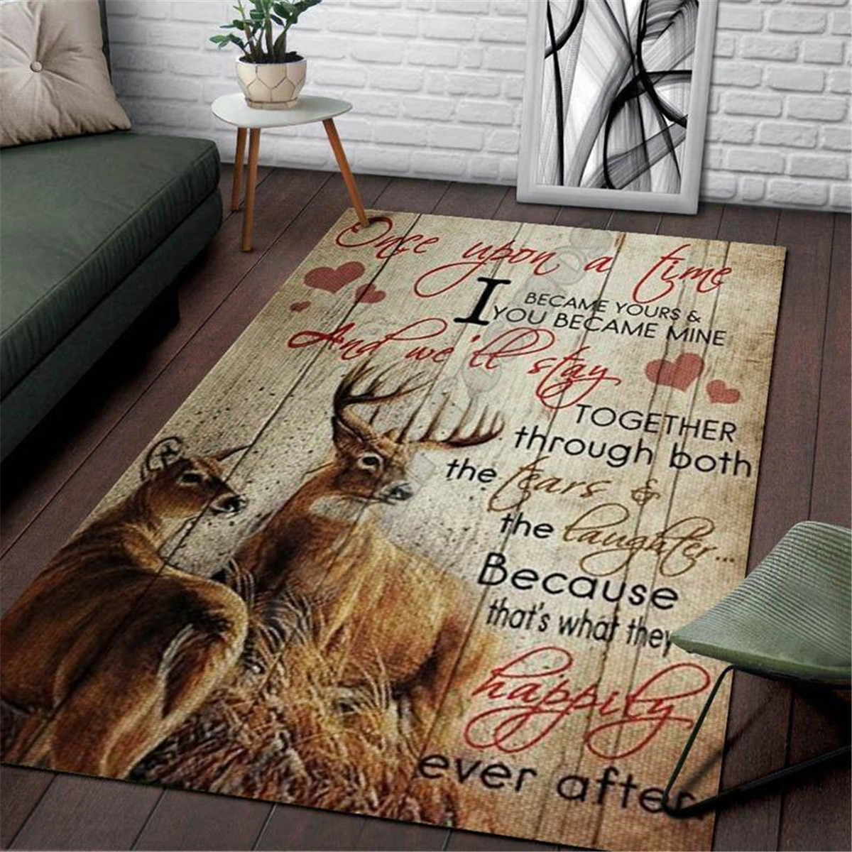 Deer Hunting Area Rug 3d print - Hunting Outdoor Rug review and price