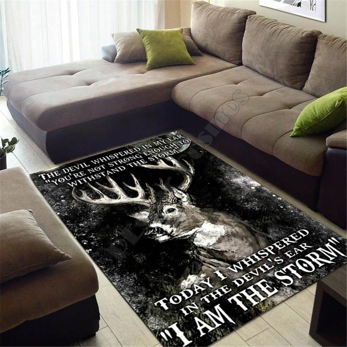 Deer Hunting Area Rug 3d print - Hunting Outdoor Rug review and price