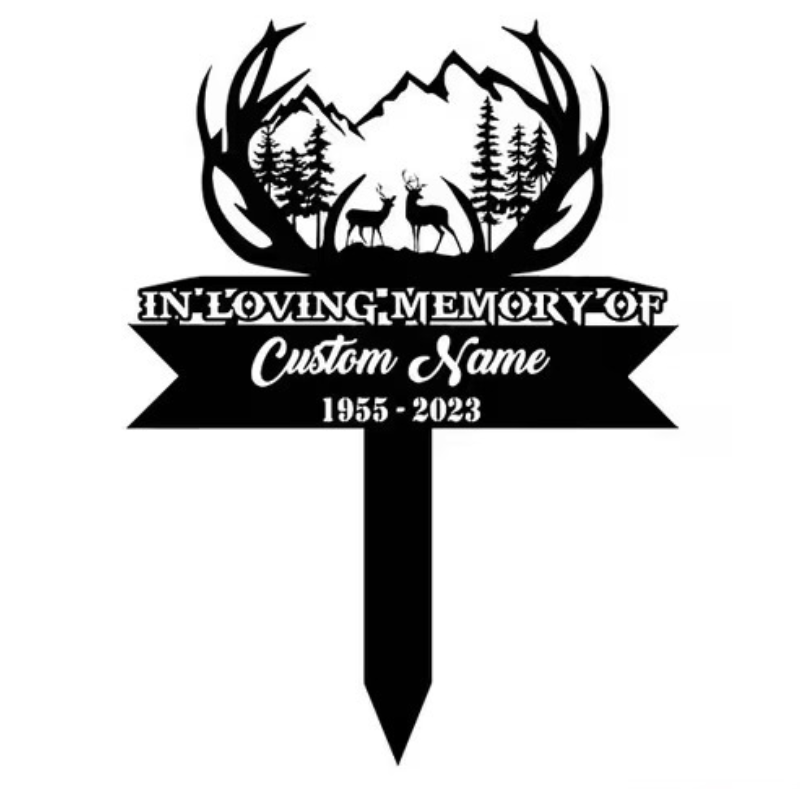 Custom Deer Hunting Memorial S - Outdoor Hunting Names review and price